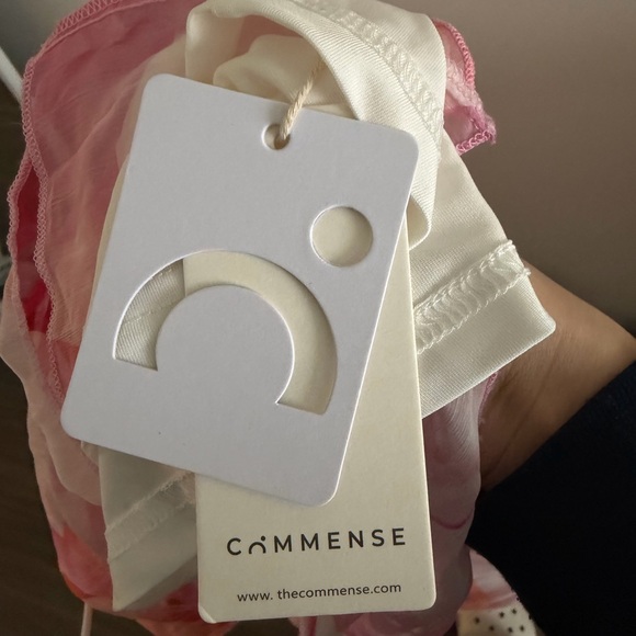 Commense Pink and White Floral Maxi Dress - Picture 4 of 4